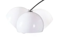 Ausziehbare Bogenlampe LOUNGE DEAL 175-205cm weiß Marmorfuß Stehlampe