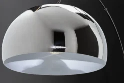 Ausziehbare Bogenlampe LOUNGE DEAL 170-210cm chrom Marmorfuß Stehlampe