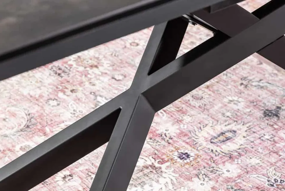 Ausziehbarer Esstisch EUPHORIA 180-220-260cm anthrazit Lava Keramik made in Italy