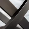 Ausziehbarer Esstisch INCEPTION 130-190cm weiß Marmor Keramik schwarzes Metallgestell
