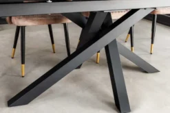 Ausziehbarer Esstisch MARVELOUS 180-220-260cm taupe Marmor Keramik made in Italy