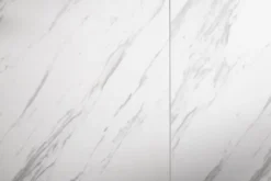 Ausziehbarer Esstisch PROMETHEUS 180-220-260cm weiß Marmor Keramik made in Italy