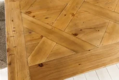 Ausziehbarer Esstisch RIVIERA 180-240cm natur recycelte Pinie Massivholz