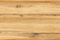 Ausziehbarer Esstisch WILD 180-220cm braun Wildeichen-Optik schwarz Baumkante