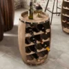 Authentisches Weinregal BODEGA 65cm natur Pinie Weinfass Shabby Chic