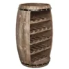Authentisches Weinregal BODEGA 80cm natur Pinie Weinfass Shabby Chic