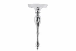Barocke Wandkonsole SCALA 60cm silber Aluminium Wandregal