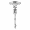 Barocke Wandkonsole SCALA 80cm silber Aluminium Wandregal
