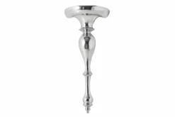 Barocke Wandkonsole SCALA 80cm silber Aluminium Wandregal