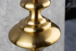 Barock Stehlampe LUCIE 160cm schwarz gold gebürstet Stehleuchte