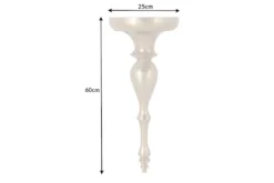 Barock Wandkonsole SCALA 60cm gold Metall Wandregal handmade Wanddekoration