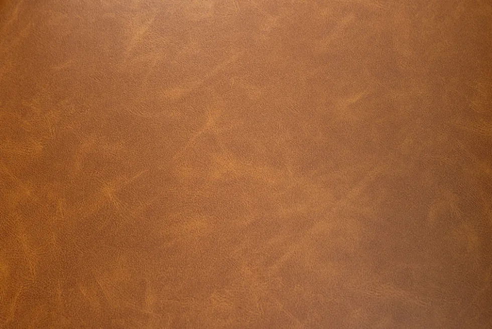 Chesterfield Stuhl CASTLE braun Kunstleder schwarz Massivholz mit Komfortgriff