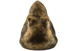 Deko-Figur SHARK HEAD 25cm bronze mit Ablagefach handmade