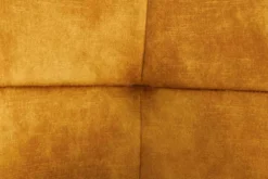 Design Barhocker EUPHORIA senfgelb Samt schwarze Metallbeine Barstuhl mit Lehne