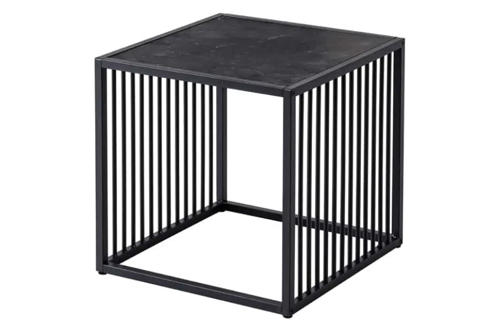 Design Beistelltisch ARCHITECTURE 40cm graphit Metall