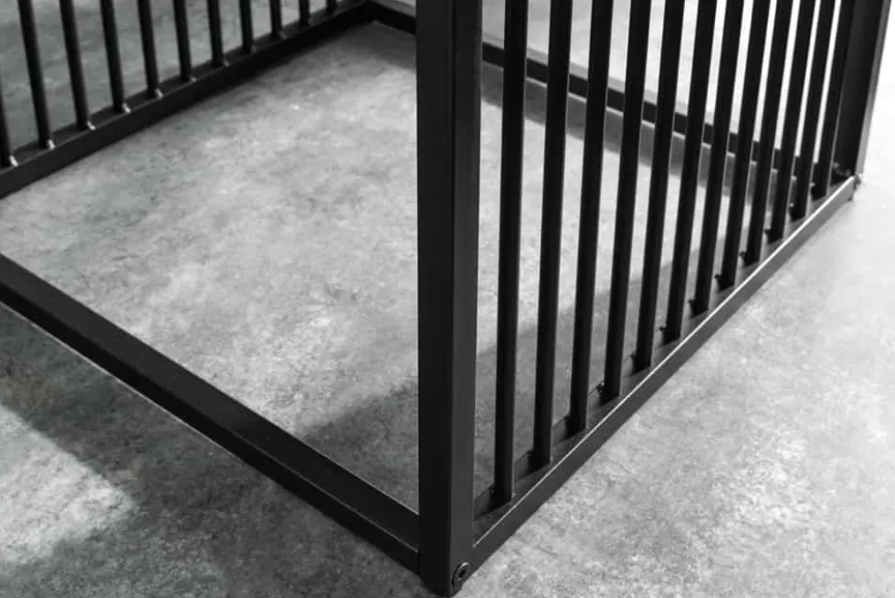 Design Beistelltisch ARCHITECTURE 40cm graphit Metall