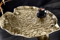 Design Beistelltisch WILDLIFE MONKEY 60cm gold antik Metall handmade