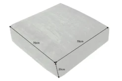 Design Bodenkissen XL MODERN ART 70cm grün abstraktes Muster Sitzpouf
