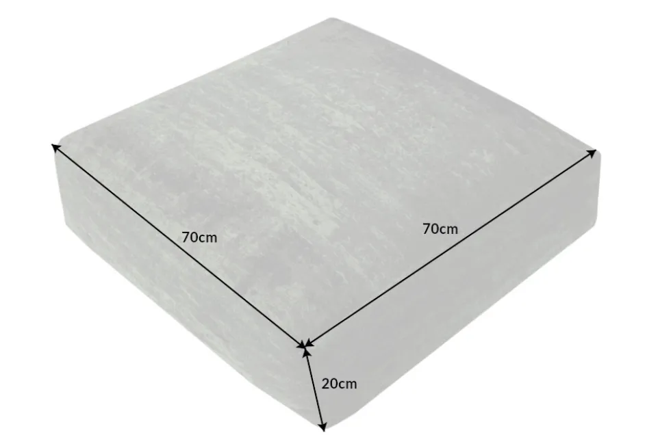 Design Bodenkissen XL MODERN ART 70cm grün abstraktes Muster Sitzpouf