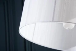 Design Bogenlampe EXTENSO 230cm weiß Stehlampe mit weißem Marmorfuß