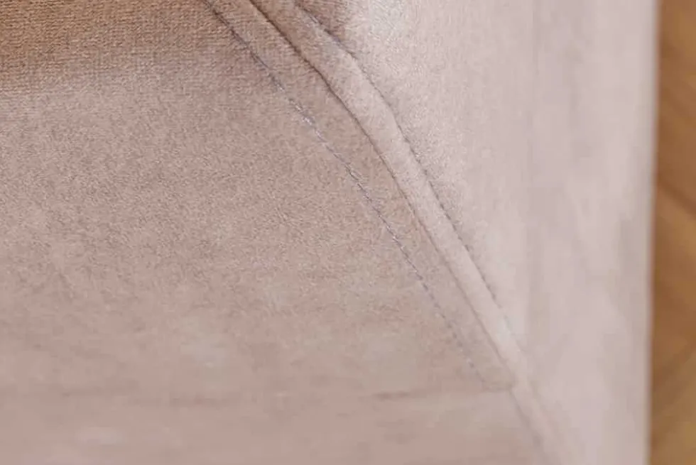 Design Boxspringbett SUITE HOTELBETT 180x200cm beige Samt inkl. Stauraum Topper
