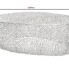 Design Couchtisch LEAF 130cm silber Metall-Aluminium-Legierung handmade