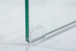 Design 3er Set Glas Couchtisch FANTOME 60cm Beistelltische transparent