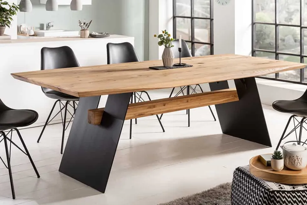 Design Esstisch GRAND OAK 200cm natur Eiche Massivholz