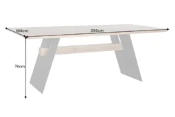 Design Esstisch GRAND OAK 200cm natur Eiche Massivholz