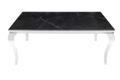 Design Esstisch MODERN BAROCK 180cm schwarz anthrazit chrom Keramik Marmor