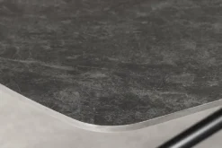 Design Esstisch OSAKA 160cm anthrazit Keramik schwarz Sterngestell Metall