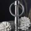 Design Etagere ORIENT 50cm silber im Wild Hammerschlag mit drei Etagen
