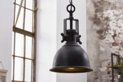 Design Hängelampe INDUSTRIAL 45cm schwarz bronze Industrial Stil
