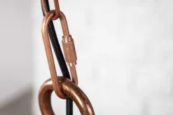 Design Hängelampe INDUSTRIAL 45cm kupfer geflammt Industrial Stil