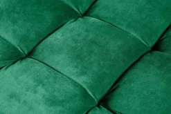 Design Hocker COZY VELVET 80cm smaragdgrün Samt goldene Füße