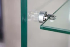 Design Konsolentisch FANTOME 100cm Glas transparent mit Ablage