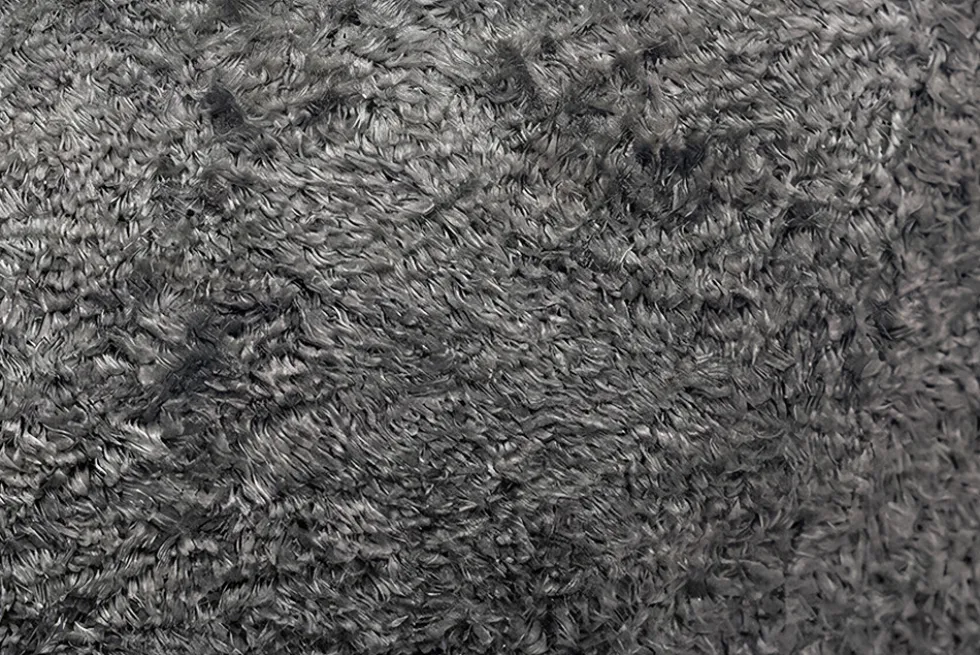 Design Polsterbank VOGUE 95cm grau Bouclé Bettbank