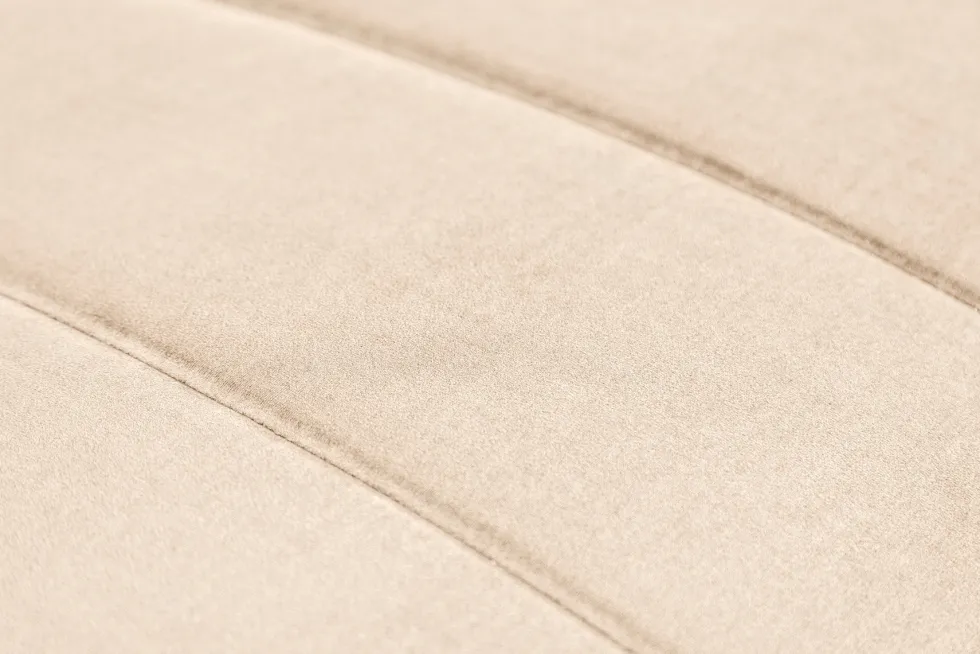 Design Schlafsofa PETIT BEAUTÉ 180cm champagner beige Samt 3-Sitzer