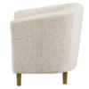 Design Sessel HEMINGWAY beige Bouclé Tweed Soft mit Armlehnen Cocktailsessel