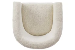 Design Sessel HEMINGWAY beige Bouclé Tweed Soft mit Armlehnen Cocktailsessel