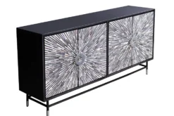 Design Sideboard HERITAGE 160cm Mosaik-Intarsien Kunsthandwerk