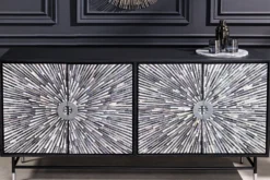 Design Sideboard HERITAGE 160cm Mosaik-Intarsien Kunsthandwerk