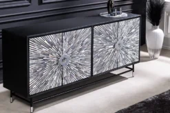 Design Sideboard HERITAGE 160cm Mosaik-Intarsien Kunsthandwerk