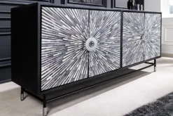 Design Sideboard HERITAGE 160cm Mosaik-Intarsien Kunsthandwerk