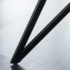 Design Sitzbank EUPHORIA 160cm senfgelb Samt Retrostil Ziersteppung Hairpin Legs Metallbeine Armlehnen