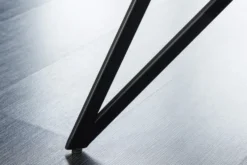 Design Sitzbank EUPHORIA 160cm senfgelb Samt Retrostil Ziersteppung Hairpin Legs Metallbeine Armlehnen