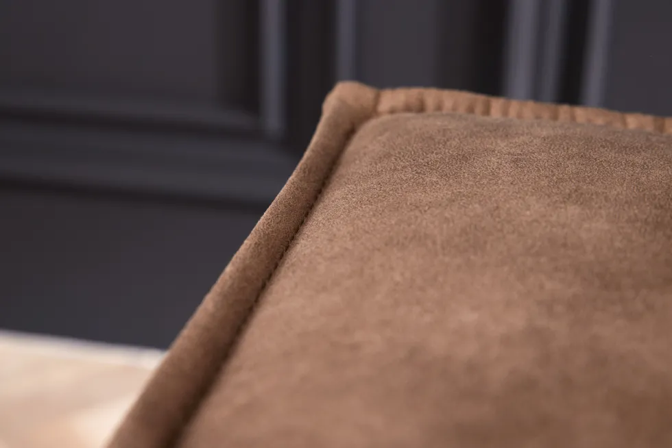 Design 3-Sitzer Sofa BOSSA NOVA 260cm antik taupe Microfaser Couch Wohnzimmer