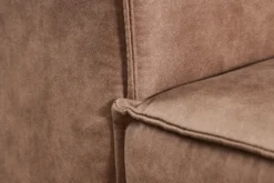 Design 3-Sitzer Sofa BOSSA NOVA 260cm antik taupe Microfaser Couch Wohnzimmer