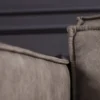 Design 3-Sitzer Sofa BOSSA NOVA 260cm antik dunkelgrau Microfaser Couch Wohnzimmer