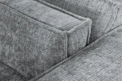 Design 3-Sitzer Sofa BOSSA NOVA 260cm grau Chenille XXL-Couch